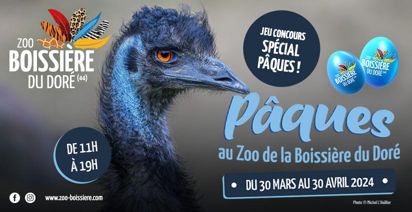 Venez fêter Pâques au Zoo de la Boissière du Doré