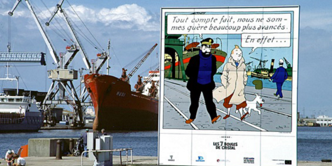 Dans les pas de Tintin à Saint-Nazaire