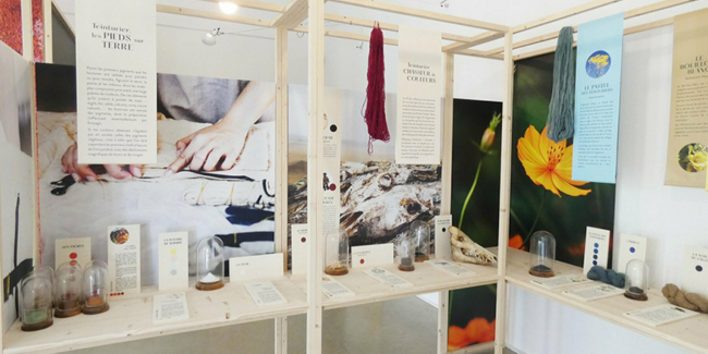 Exposition "Peindre et teindre avec la nature" au Site de l’abbatiale-Déas dans le cadre des "Rendez-vous aux jardins"