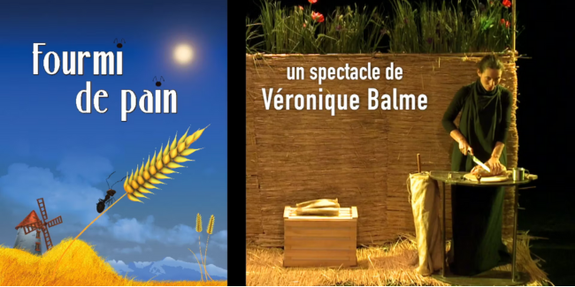 Fourmi de pain , conte théâtralisé 3-8 ans, au Théâtre de Jeanne
