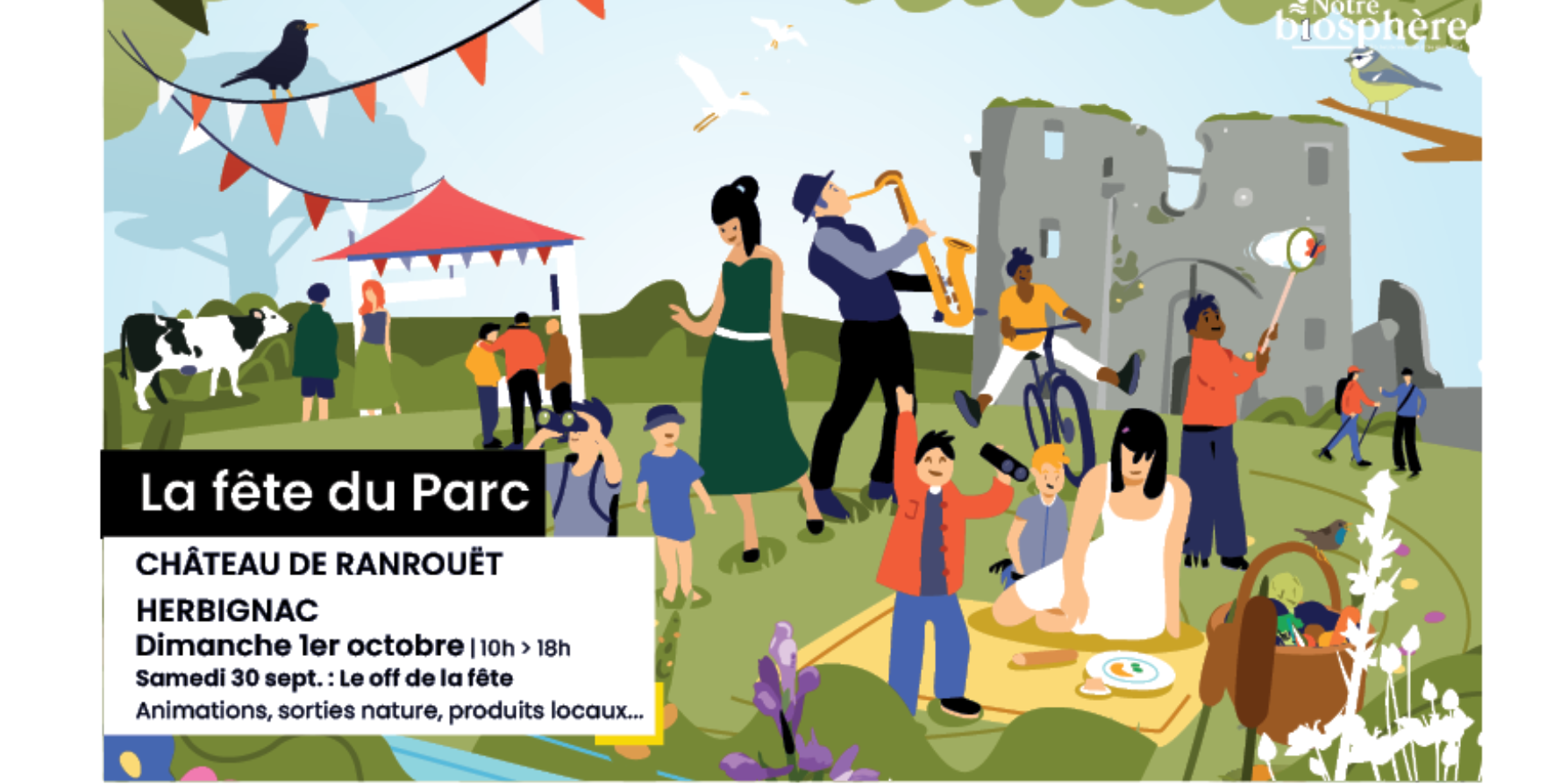 La fête du parc au Château de Ranrouët à Herbignac