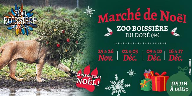 Marché de Noël au Zoo de la Boissière du Doré