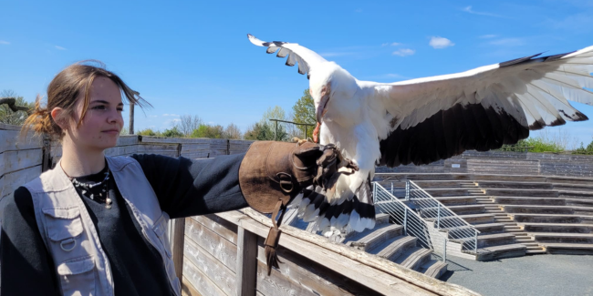 Zoo La Boissière du Doré - Les ados avec les soigneurs