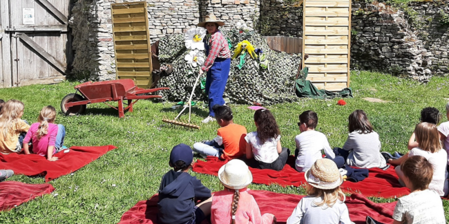 "La Brouette à Histoires !", spectacle au Château de Ranrouët