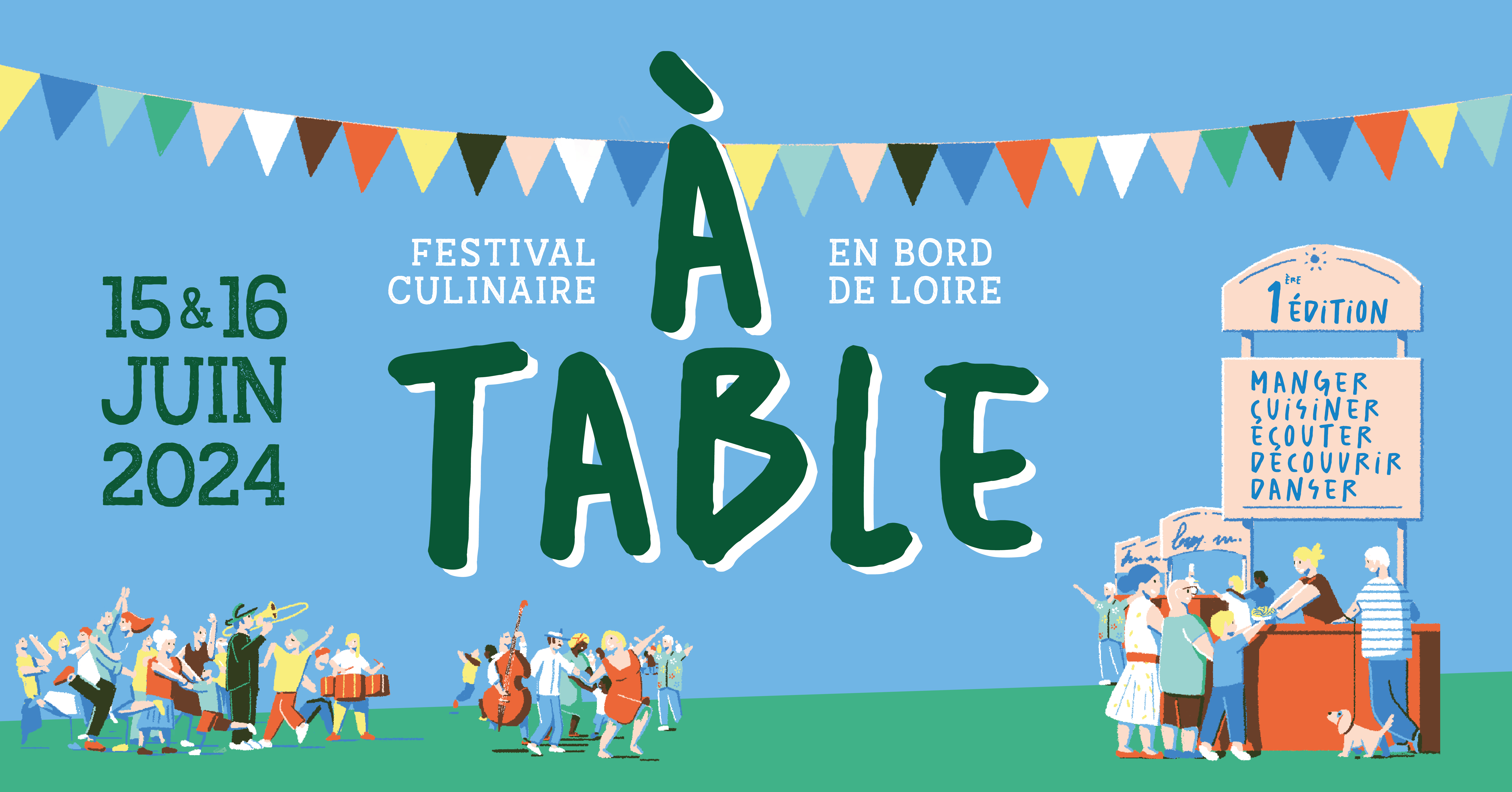 Festival culinaire "À table" à Terre d'Estuaire, à Cordemais