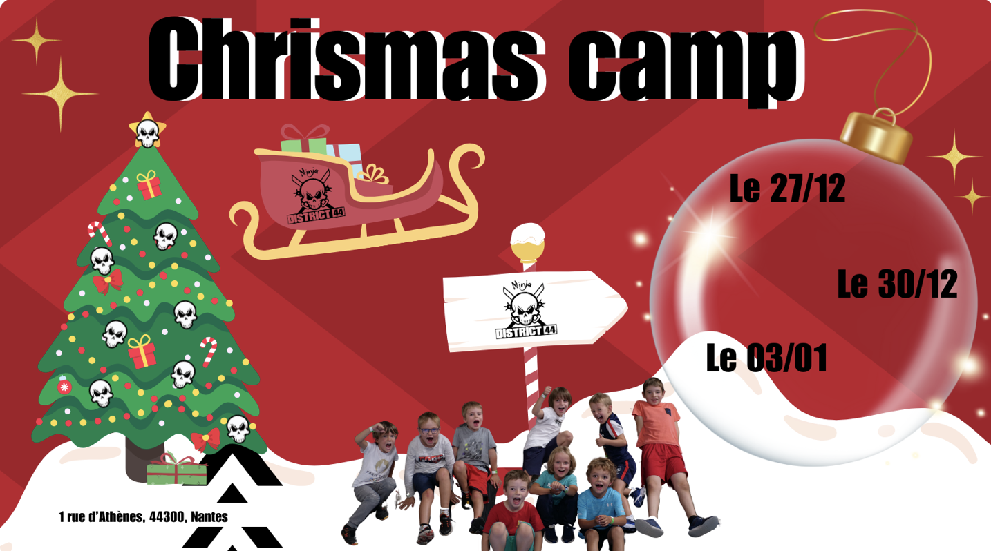 Christmas Camp Ninja pour les 5-16 ans avec District 44 à Nantes