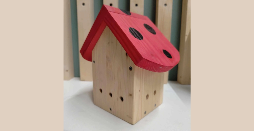 Ateliers de bricolage : fabriquer un hôtel à coccinelles au Leroy Merlin à Rezé