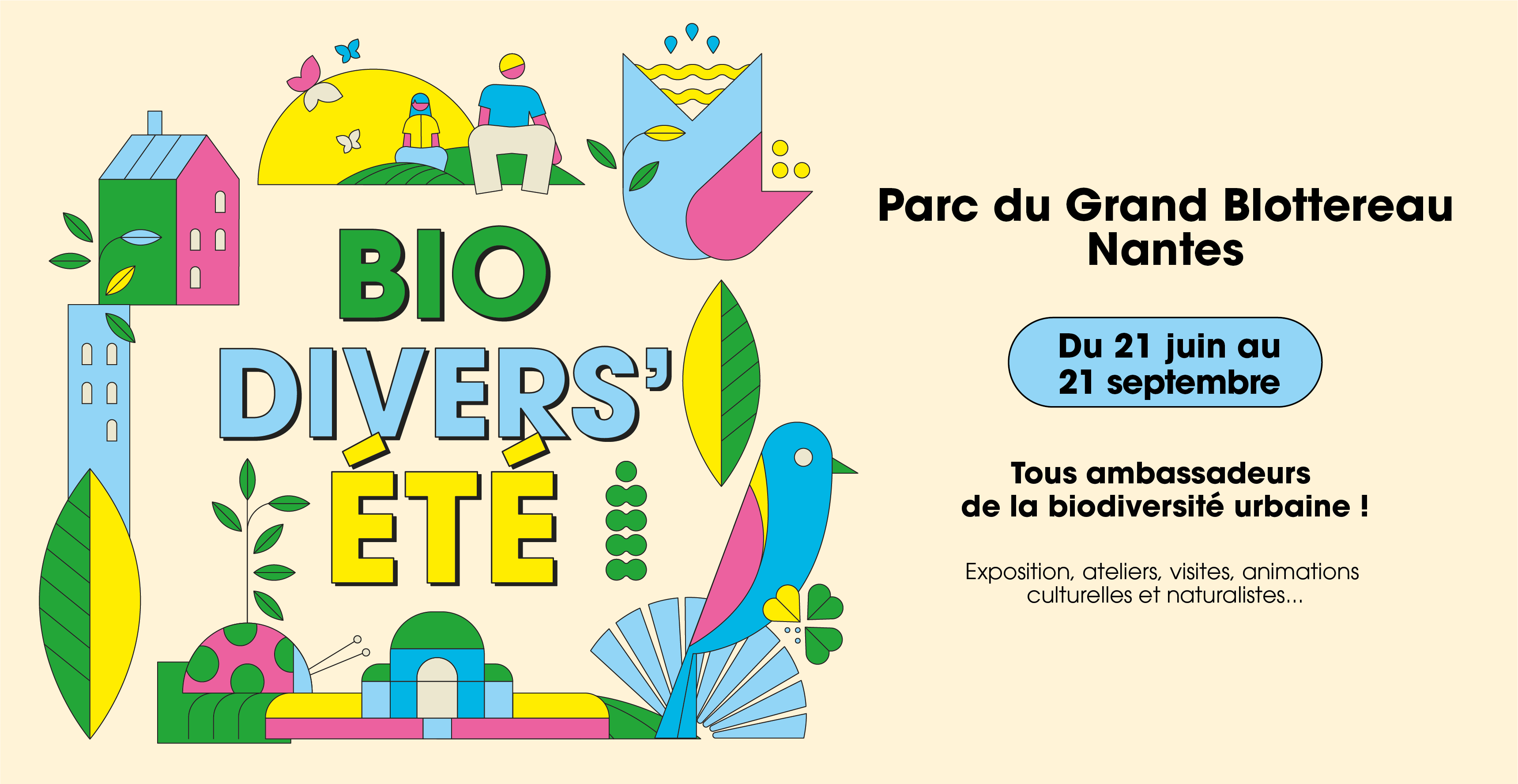Biodivers’été 2025 : plus de 100 animations pour tous les âges à Nantes
