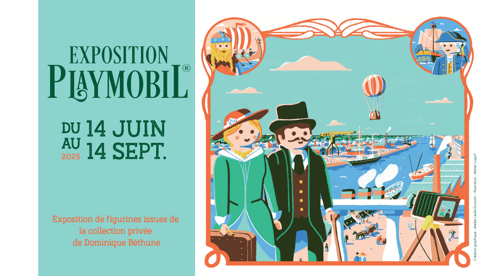 Exposition Playmobil® à découvrir en famille à Terre d'Estuaire, Cordemais