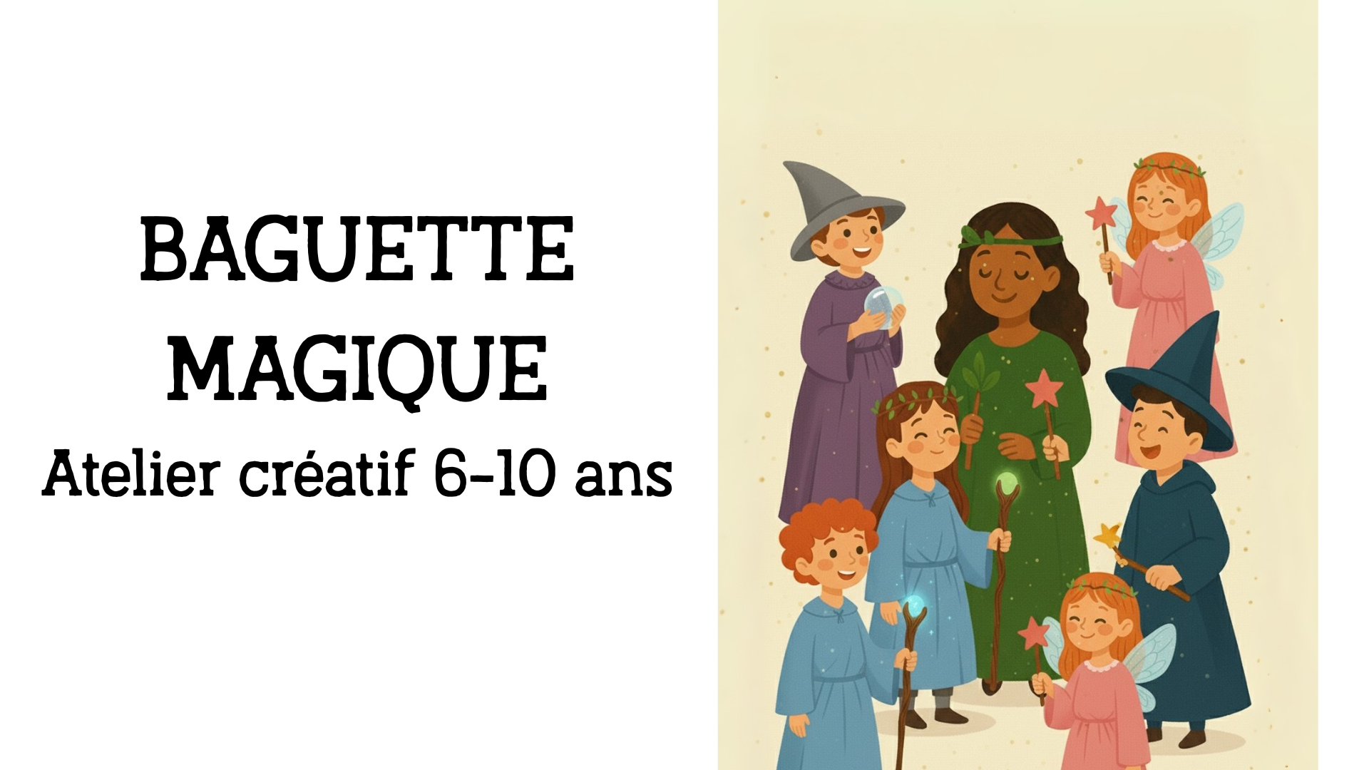 Atelier créatif spécial Halloween : "Baguette magique" à Terre d'Estuaire, Cordemais