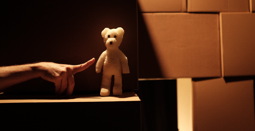 "Coffre", théâtre pour les tout-petits au Quatrain, Haute-Goulaine