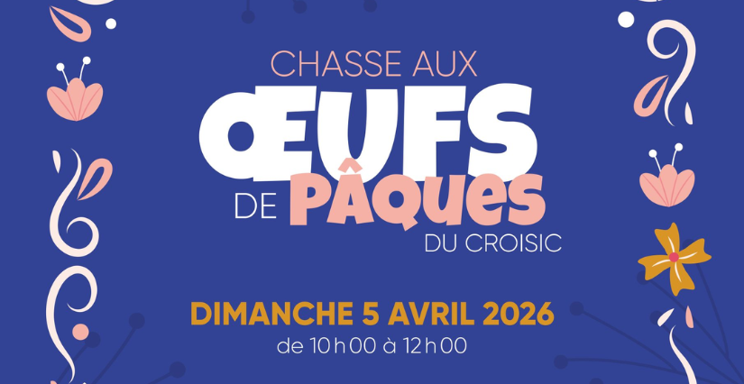 Une chasse aux oeufs colorés en famille, au Croisic