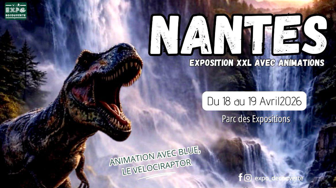 Le Règne des Dinosaures, exposition au parc expo de la Beaujoire à Nantes 