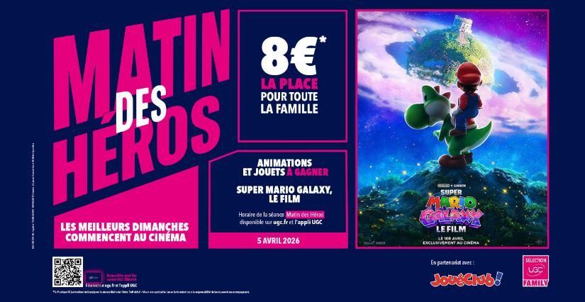 CINEMA "Le MATIN DES HEROS" en famille à l'UGC CINE CITE ATLANTIS 