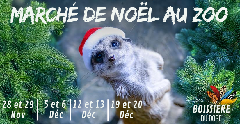 Marché de Noël au Zoo de la Boissière du Doré