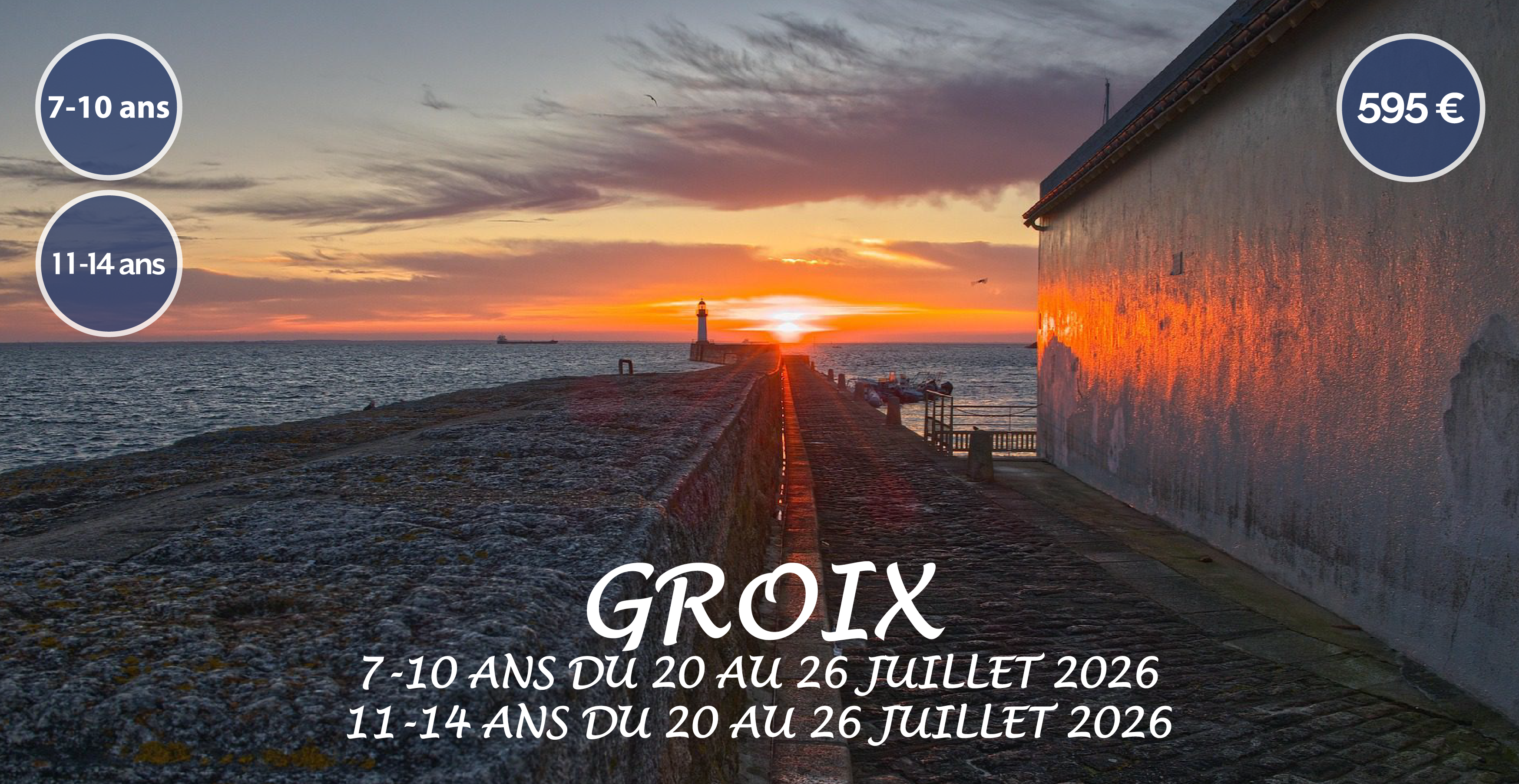 Colonie de vacances pour les enfants de 7 à 14 ans sur Groix, avec Corto Loisirs