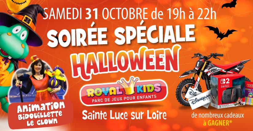 Viens fêter Halloween chez Royal Kids à Sainte-Luce-sur-Loire