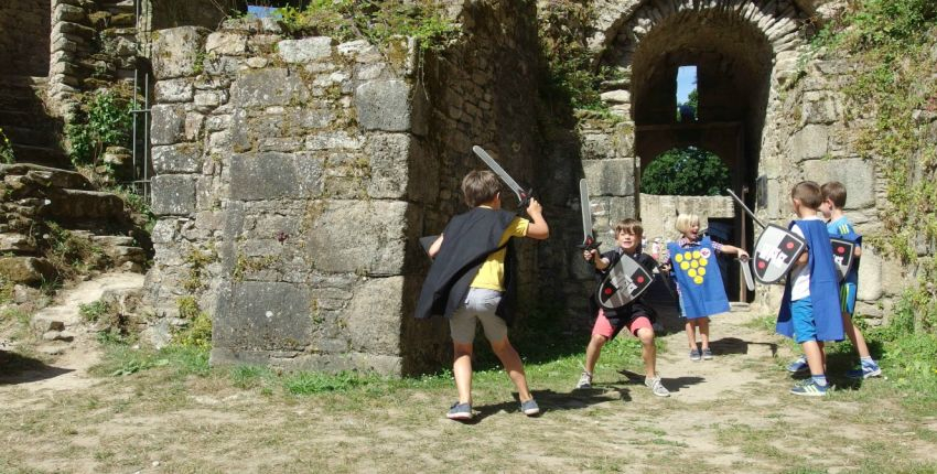 "Les petits chevaliers", animation au Château de Ranrouët