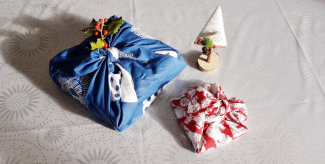De beaux paquets cadeaux FUROSHIKI pour les fêtes !